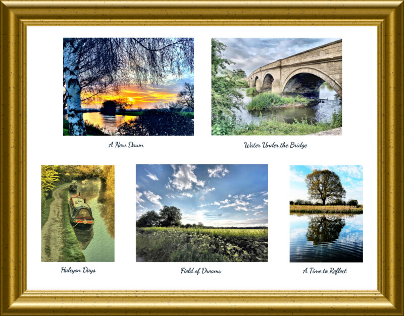 five scenic countryside cards for £10. Around Chellaston and Swarkestone, Derbyshire